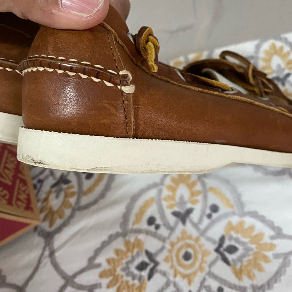 Lightly Used Mens Ralph Lauren Boat Shoes Size 8.5D - Picture 8 of 9